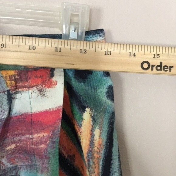 Vintage jazz 21 nylon abstract mini skort size 4 - Picture 5 of 9